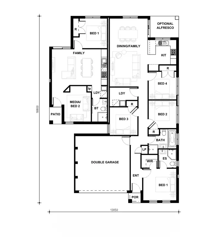 Floorplan of Homely house listing, Address available on request