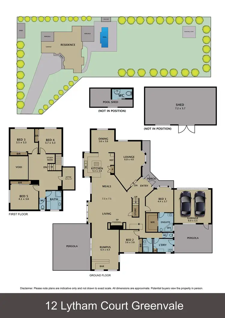 Floorplan of Homely house listing, 12 Lytham Court, Greenvale VIC 3059