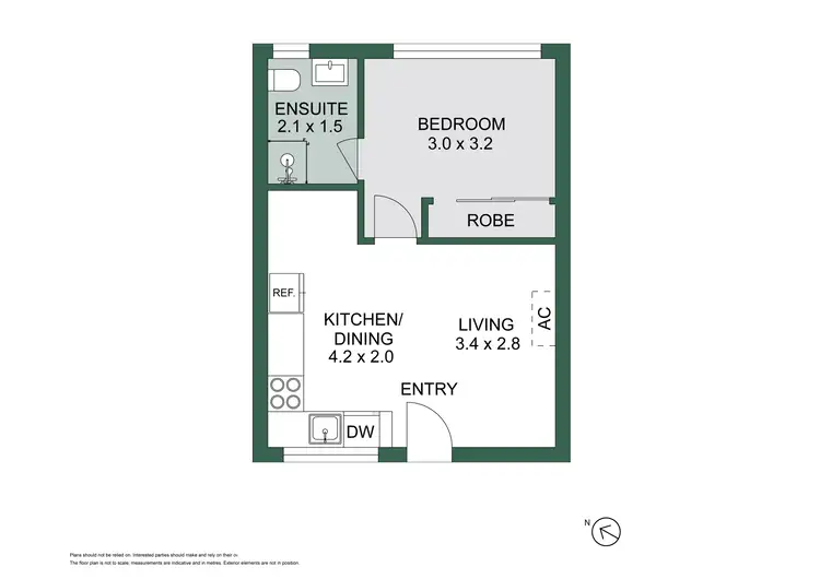 Floorplan of Homely apartment listing, 17/24 Tennyson Street, Elwood VIC 3184