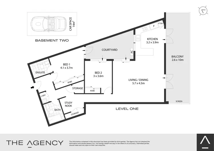 Floorplan of Homely apartment listing, 107/429-449 New Canterbury Road, Dulwich Hill NSW 2203