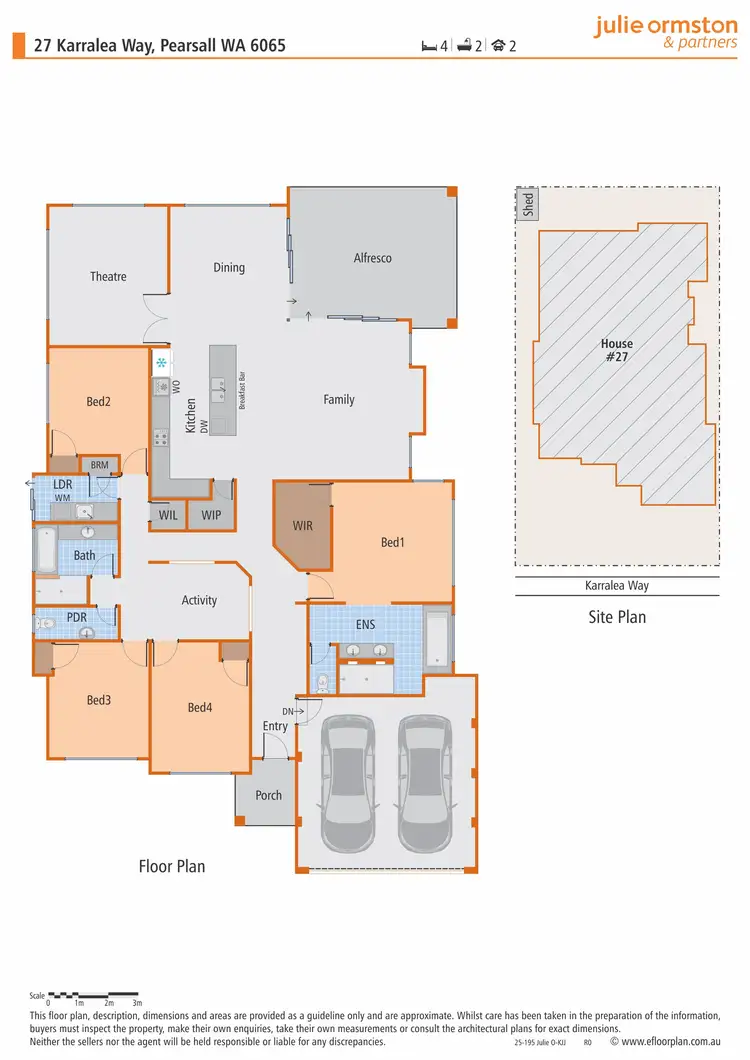 Floorplan of Homely house listing, 27 Karralea Way, Pearsall WA 6065