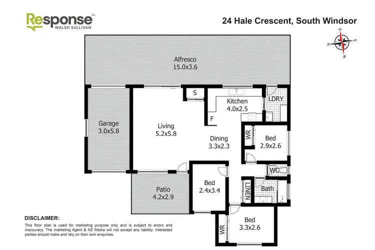 Floorplan of Homely house listing, 24 Hale Crescent, South Windsor NSW 2756