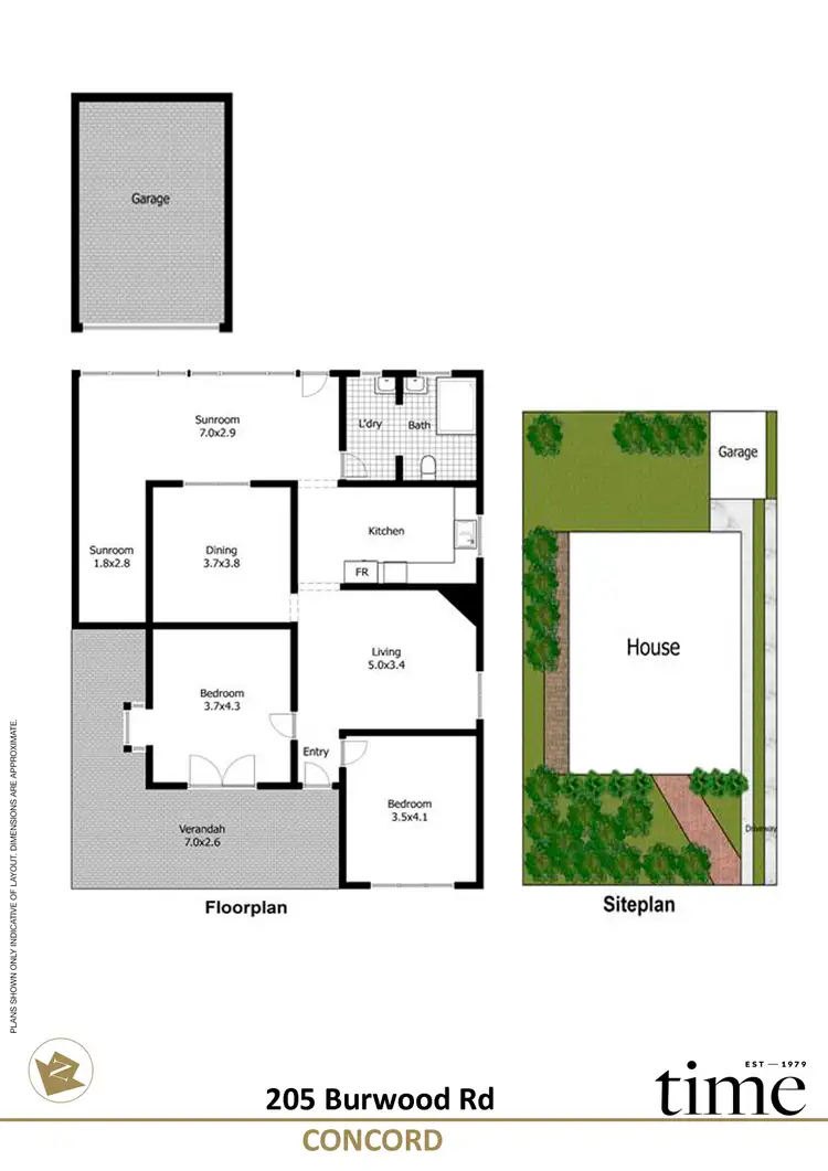 Floorplan of Homely house listing, 205 Burwood Road, Concord NSW 2137