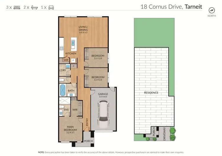 Floorplan of Homely house listing, 18 Cornus Drive, Tarneit VIC 3029