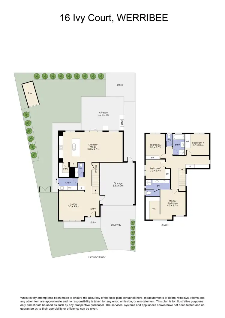 Floorplan of Homely house listing, 16 Ivy Court, Werribee VIC 3030