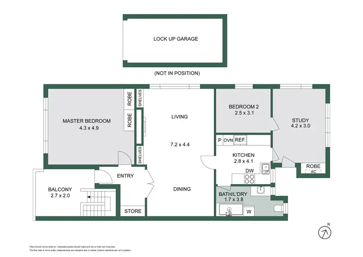 Floorplan of Homely apartment listing, 3/14 Wimbledon Avenue, Elwood VIC 3184