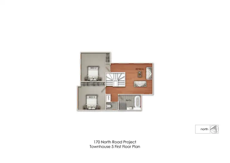Floorplan of Homely townhouse listing, 2/170 North Road, Langwarrin VIC 3910