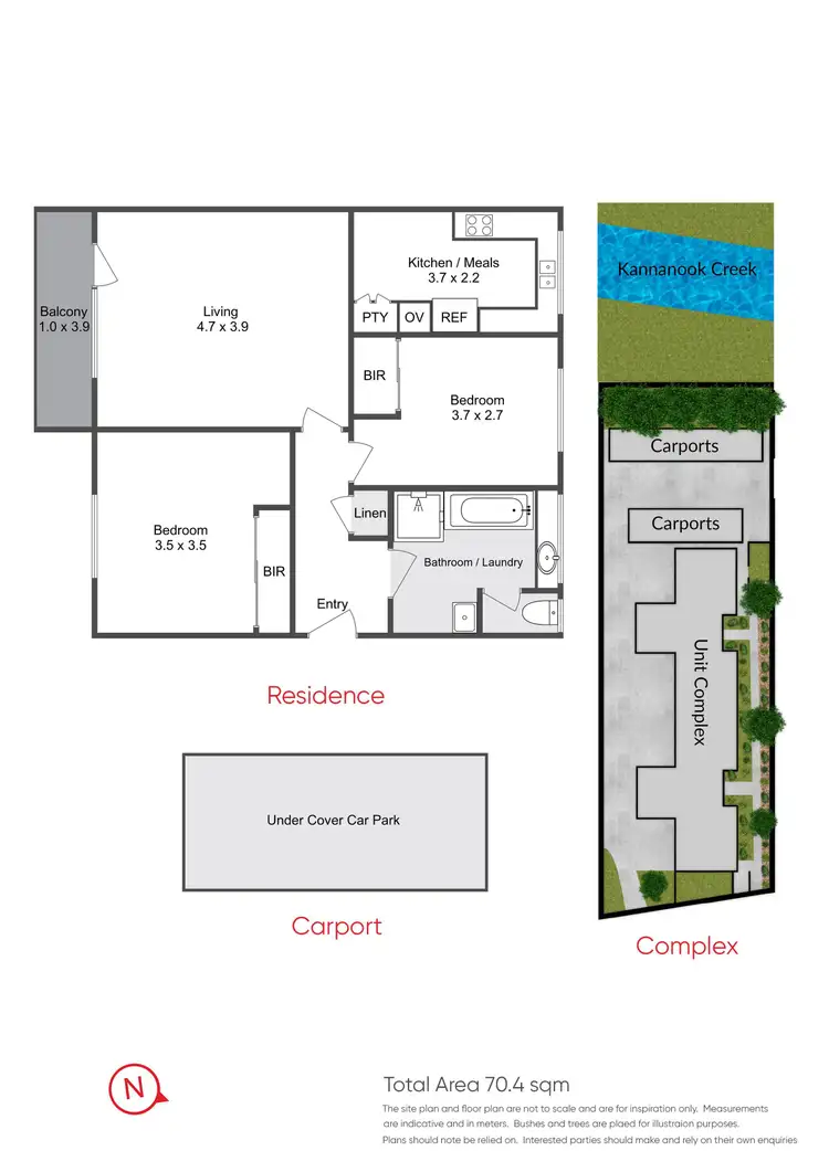 Floorplan of Homely unit listing, 11/380 Nepean Highway, Frankston VIC 3199