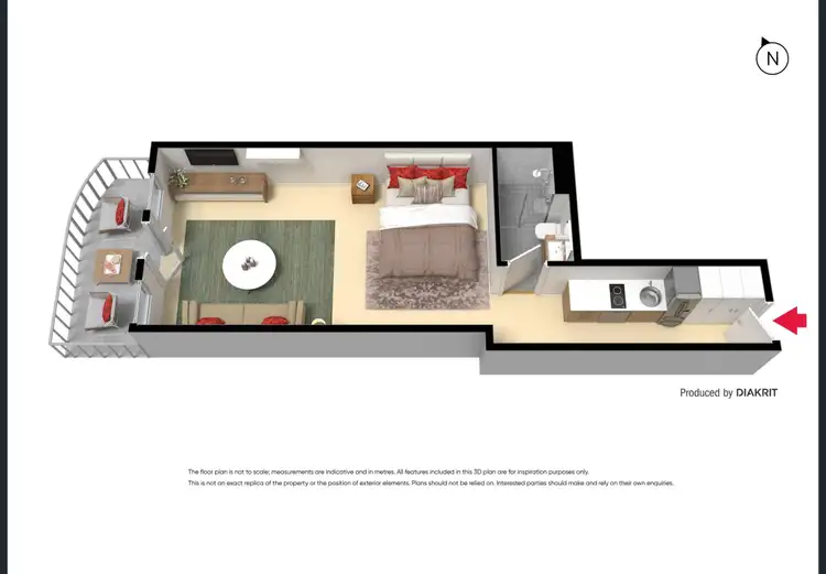 Floorplan of Homely apartment listing, 906/435 Nepean Highway, Frankston VIC 3199