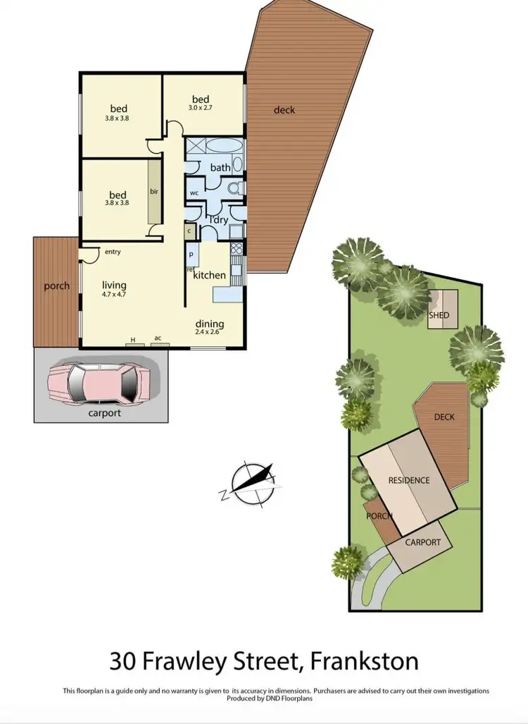 Floorplan of Homely house listing, 30 Frawley Street, Frankston VIC 3199
