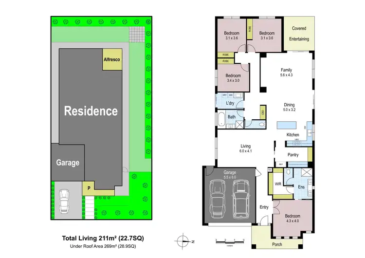 Floorplan of Homely house listing, 25 Kurrajong Road, Warragul VIC 3820