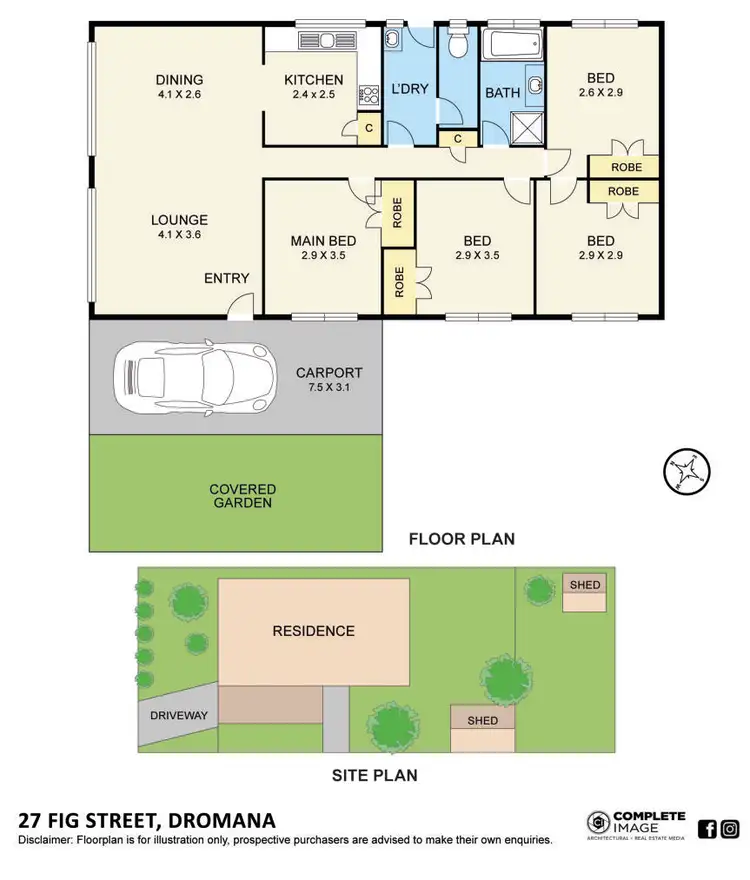 Floorplan of Homely house listing, 27 Fig Street, Dromana VIC 3936