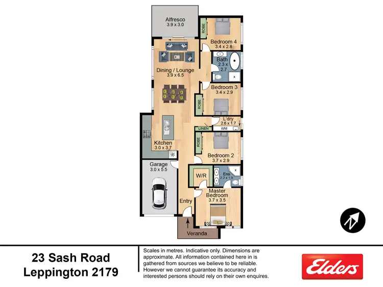 Floorplan of Homely house listing, 23 Sash Road, Leppington NSW 2179