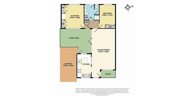 Floorplan of Homely unit listing, 6/11 Williams Street, Frankston VIC 3199