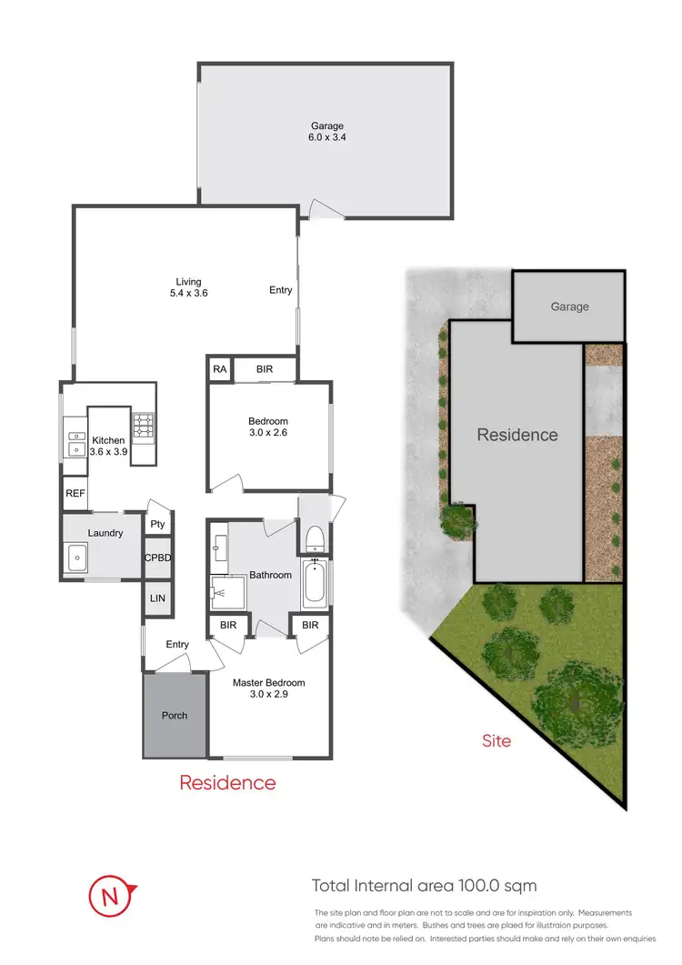 Floorplan of Homely unit listing, 1/76 Sycamore Road, Frankston South VIC 3199