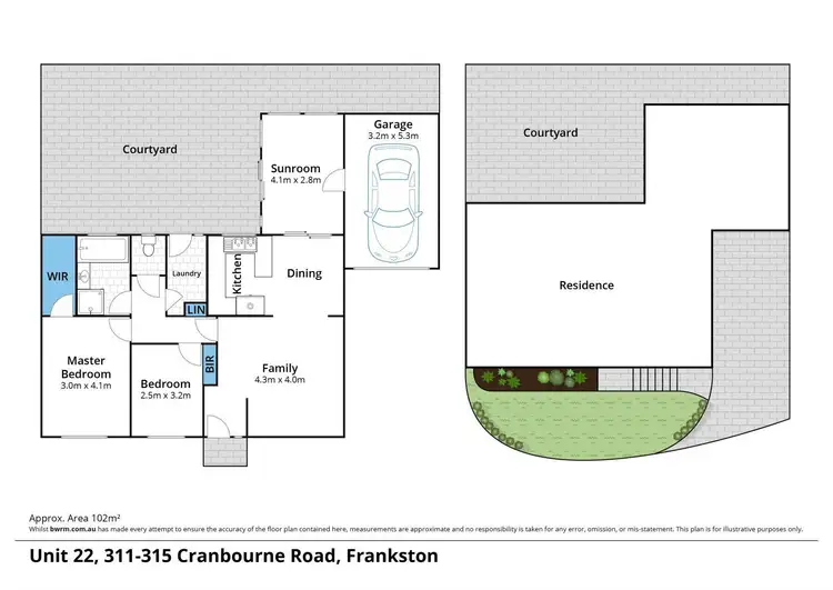 Floorplan of Homely unit listing, 22/311-317 Cranbourne Road, Frankston VIC 3199