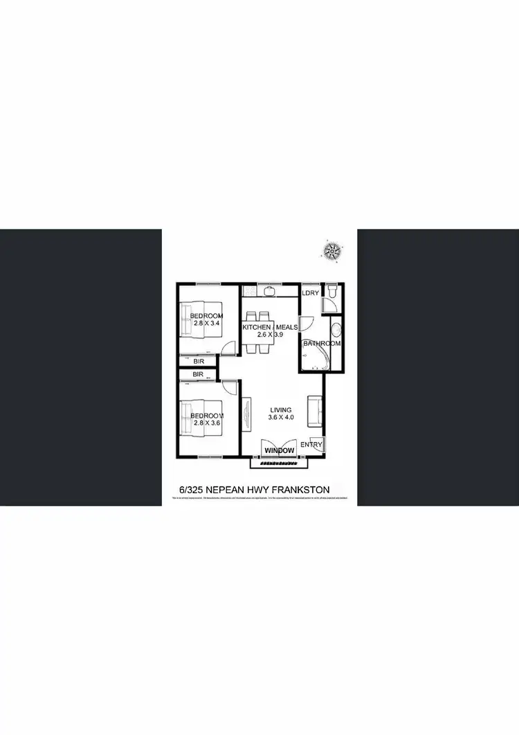 Floorplan of Homely apartment listing, 6/325 Nepean Highway, Frankston VIC 3199