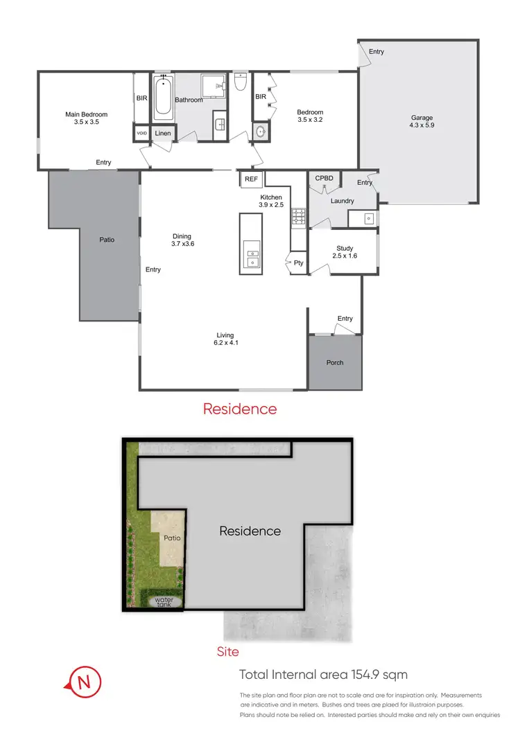 Floorplan of Homely house listing, 25A McAlister Street, Frankston VIC 3199