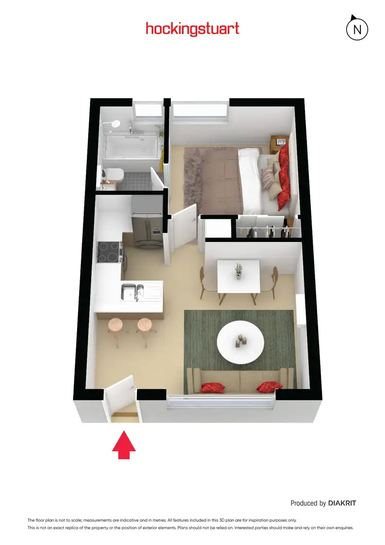 Floorplan of Homely apartment listing, 6/22 Bishop Street, Kingsville VIC 3012