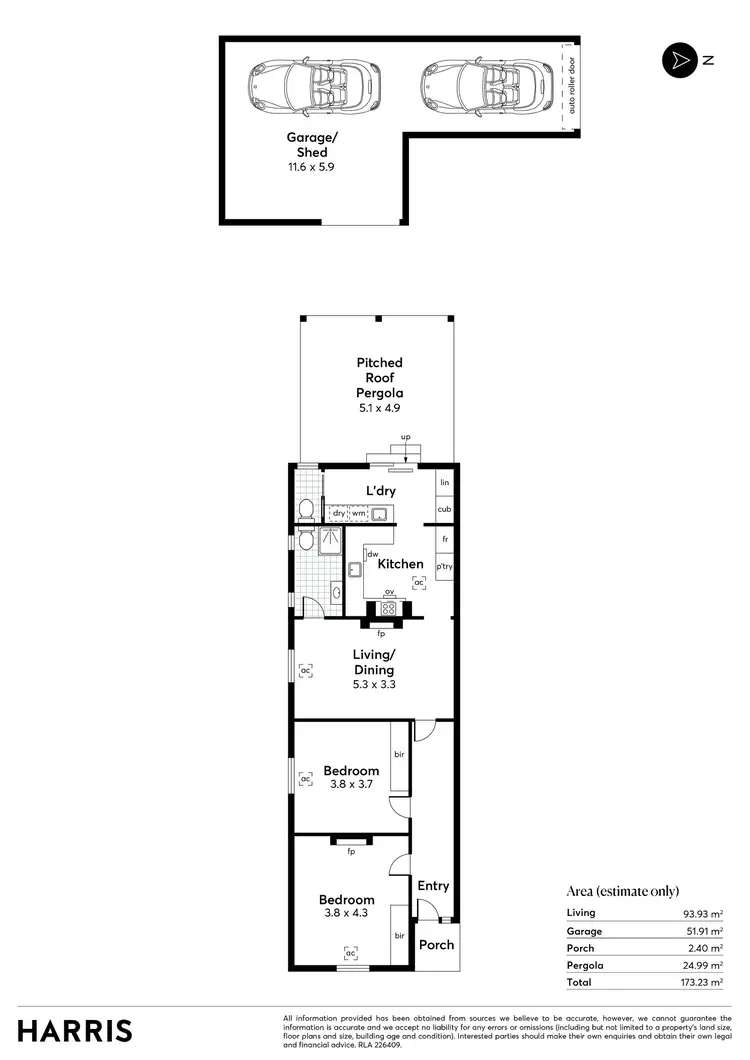 Floorplan of Homely house listing, 17 Woods Street, Norwood SA 5067