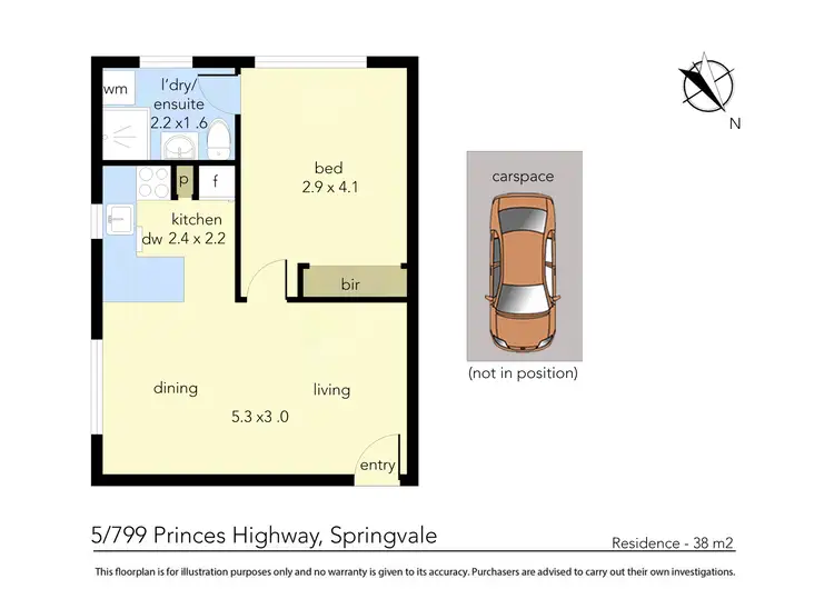 Floorplan of Homely apartment listing, 5/799 Princes Highway, Springvale VIC 3171