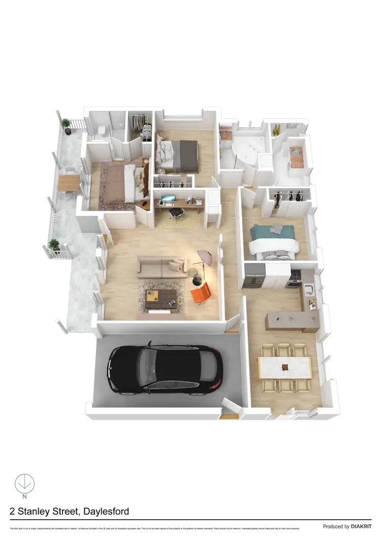 Floorplan of Homely house listing, 2 Stanley Street, Daylesford VIC 3460