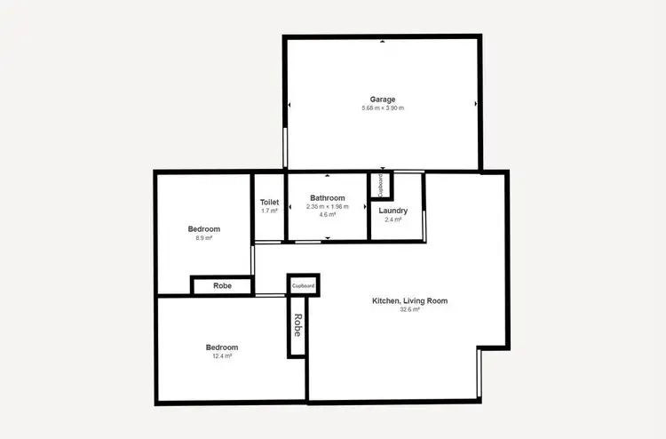 Floorplan of Homely unit listing, 4/945 Fairview Drive, North Albury NSW 2640