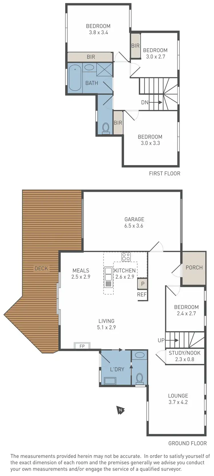 Floorplan of Homely townhouse listing, 2/19 Castlerock Drive, Wyndham Vale VIC 3024