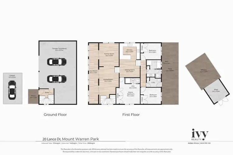 Floorplan of Homely house listing, 20 Lance Drive, Mount Warren Park QLD 4207