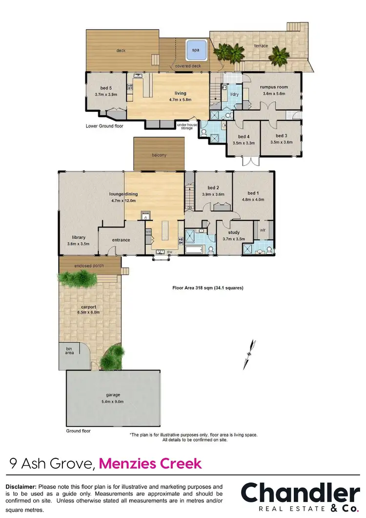Floorplan of Homely house listing, 9 Ash Grove, Menzies Creek VIC 3159