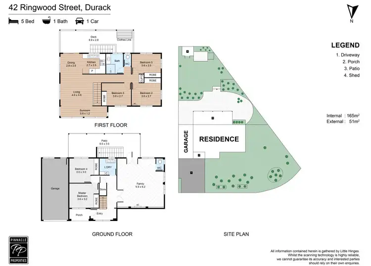 Floorplan of Homely house listing, 42 Ringwood Street, Durack QLD 4077