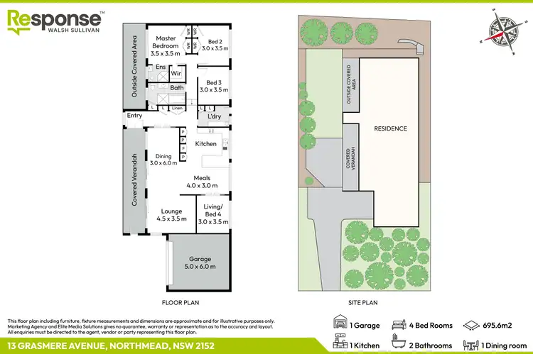 Floorplan of Homely house listing, 13 Grasmere Avenue, Northmead NSW 2152