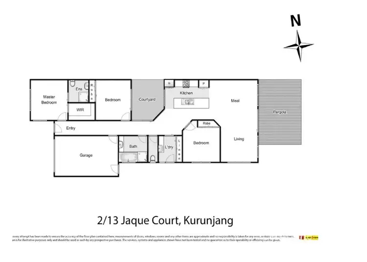 Floorplan of Homely house listing, 13 Jaque Court, Kurunjang VIC 3337