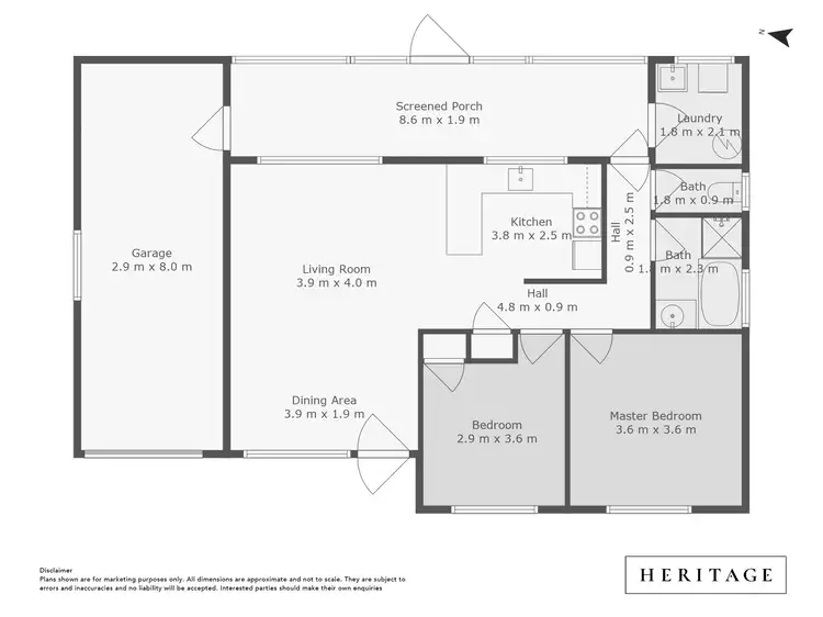 Floorplan of Homely house listing, 1 Glenice Close, Gorokan NSW 2263