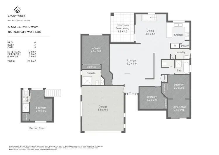 Floorplan of Homely house listing, 3 Maldives Way, Burleigh Waters QLD 4220