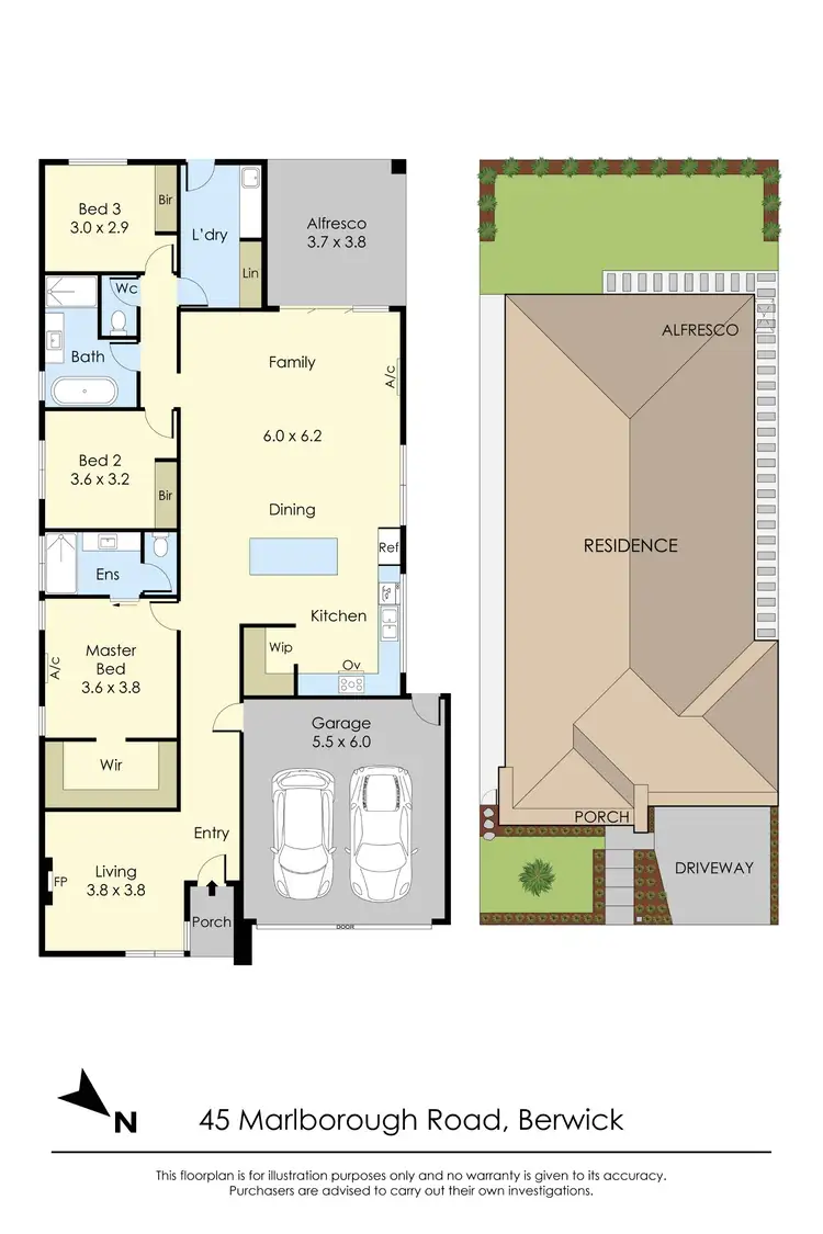 Floorplan of Homely house listing, 45 Marlborough Road, Berwick VIC 3806