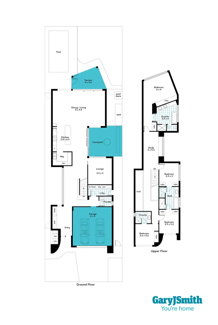 Floorplan of Homely house listing, 6a Hamilton Street, Somerton Park SA 5044