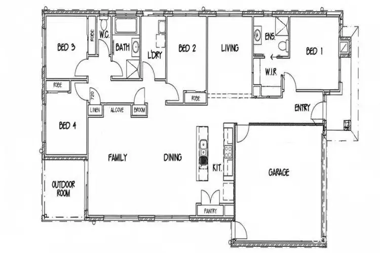 Floorplan of Homely house listing, 3 Wondah Street, Cobram VIC 3644