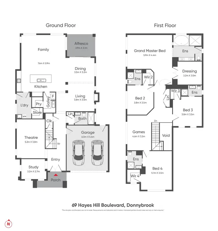 Floorplan of Homely house listing, 69 Hayes Hill Boulevard, Donnybrook VIC 3064