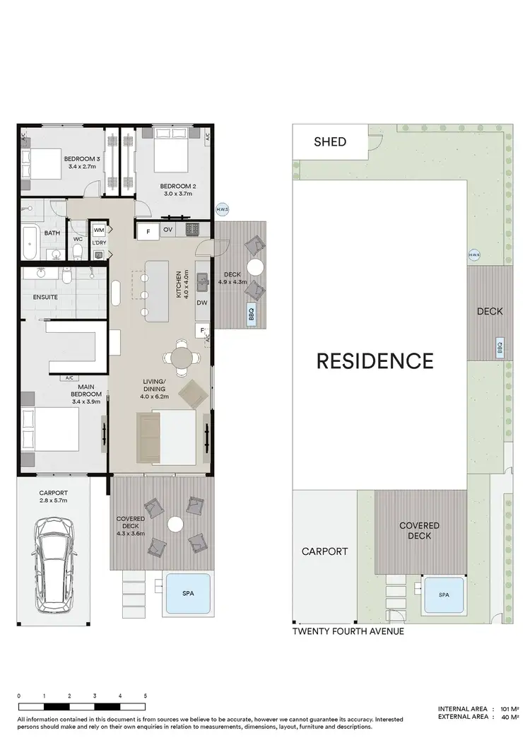 Floorplan of Homely unit listing, 2/46 Twenty Fourth Avenue, Palm Beach QLD 4221