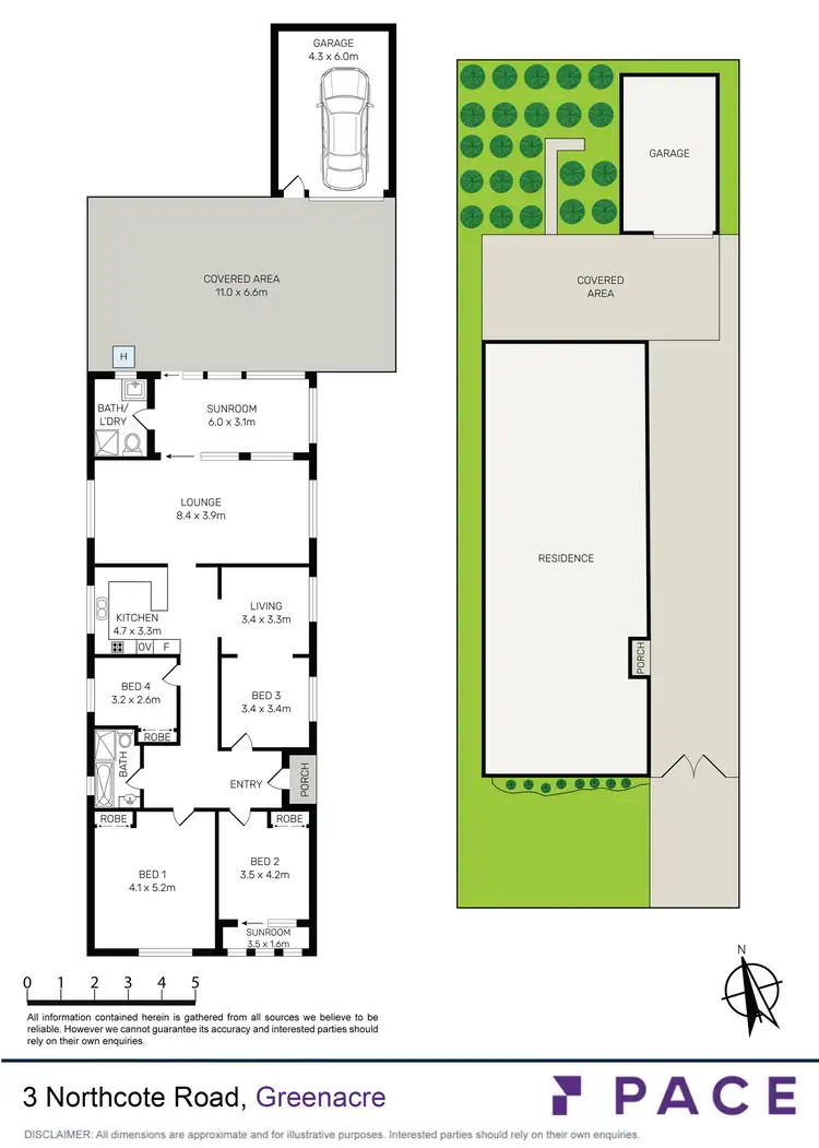Floorplan of Homely house listing, 3 Northcote Road, Greenacre NSW 2190