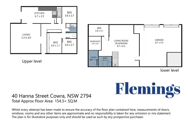 Floorplan of Homely house listing, 40 Hanna Street, Cowra NSW 2794