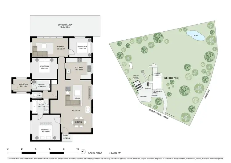 Floorplan of Homely rural property listing, 40 Masada Boulevard, Winter Valley VIC 3358