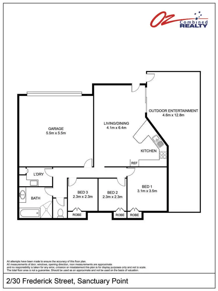 Floorplan of Homely villa listing, 2/30 Frederick Street, Sanctuary Point NSW 2540