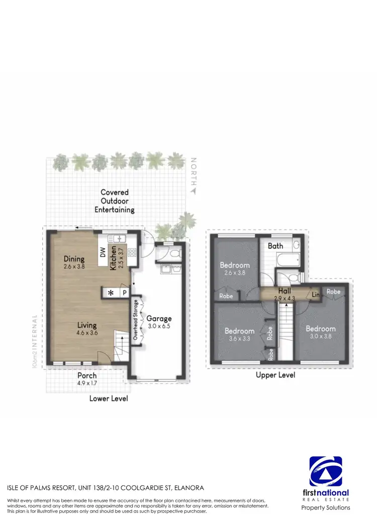 Floorplan of Homely townhouse listing, 138/2-10 Coolgardie Street, Elanora QLD 4221