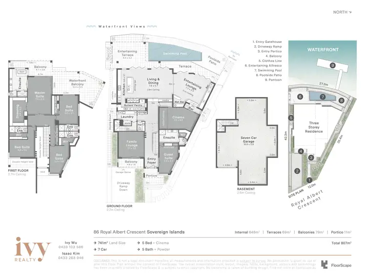 Floorplan of Homely house listing, 86 Royal Albert Crescent, Sovereign Islands QLD 4216