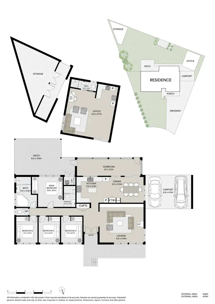Floorplan of Homely house listing, 7 Orchard Place, Ingleburn NSW 2565