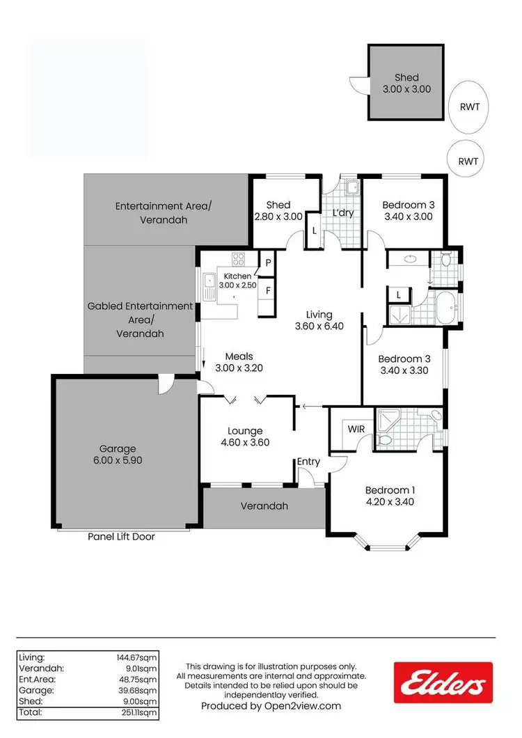 Floorplan of Homely house listing, 20 Christopher Street, Balaklava SA 5461