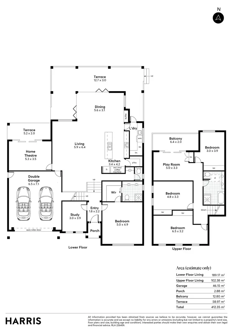 Floorplan of Homely house listing, 46 Tom Packer Drive, Athelstone SA 5076