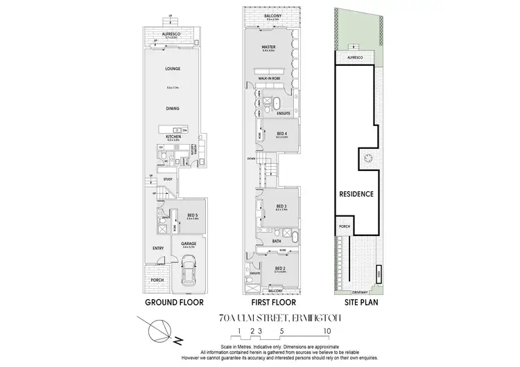Floorplan of Homely semi-detached listing, 70A Ulm Street, Ermington NSW 2115